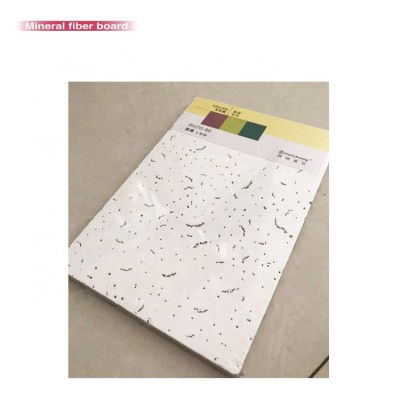 Acoustic Mineral Wool Board  Sound Absorption Mineral Fiber Ceiling Tiles