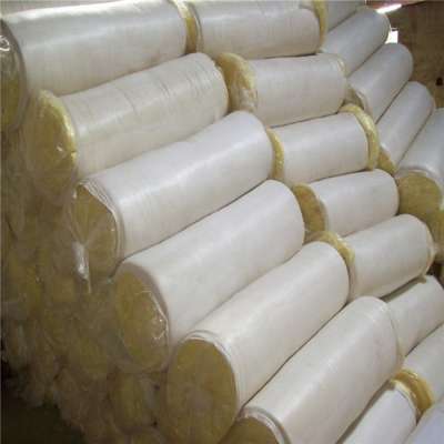 Thermal resistance glass wool partition wall insulation glass wool insulation with one side FSK aluminium foil